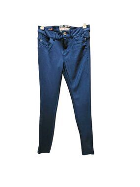 Hot Kiss Slim Fit Navy Blue Pants Juniors Size 5 With Stretch & Zipper Fly